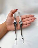 ساعت فنسی استیل رنگ ثابت ضد آب زنانه - تصویر 3