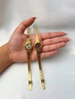 ساعت فنسی استیل رنگ ثابت ضد آب زنانه - تصویر 2