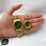 ساعت ست رولکس مدل دیت جاست طلایی - تصویر 2