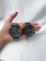 ساعت مچی عقربه‌ای مردانه کوارتز مدل دیزل شاختدارمشکی - تصویر 2