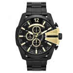 ساعت مچی عقربه‌ای مردانه کوارتز مدل دیزل شاختدارمشکی