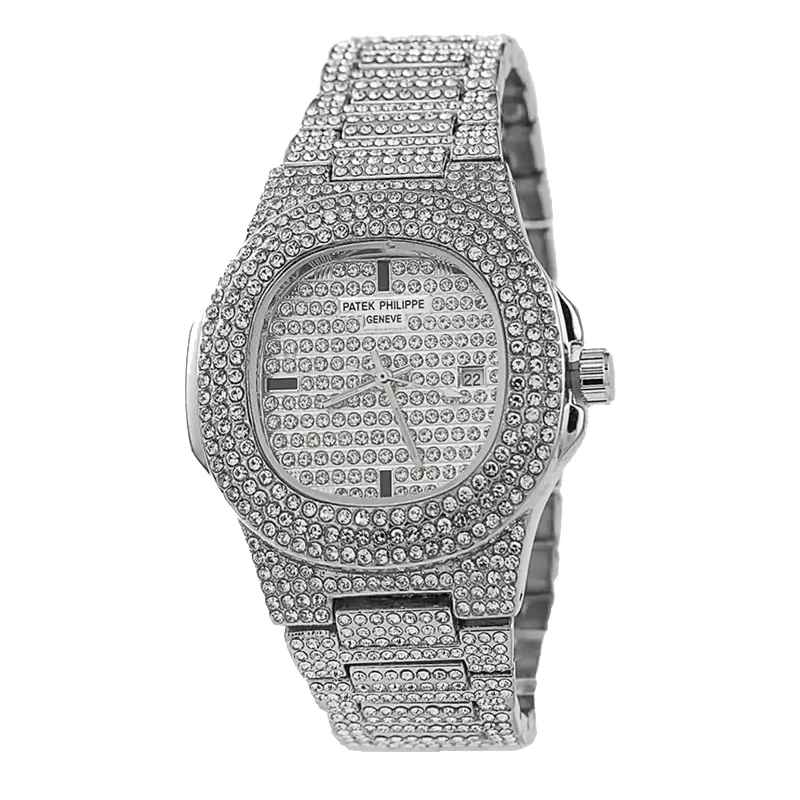 IMG_7463 ساعت مچی عقربه ای زنانه مدل پتک فیلیپ نگین دار - تصویر 1