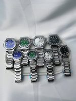 ساعت ست مردانه و زنانه پتک فیلیپ ناتیلوس کوارتز استیل صفحه ابی Patek Philippe - تصویر 5